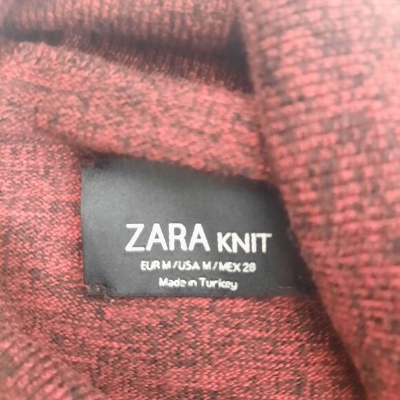 ZARA Knit Turtleneck Sweater Oversized Size Medium - Picture 3 of 4